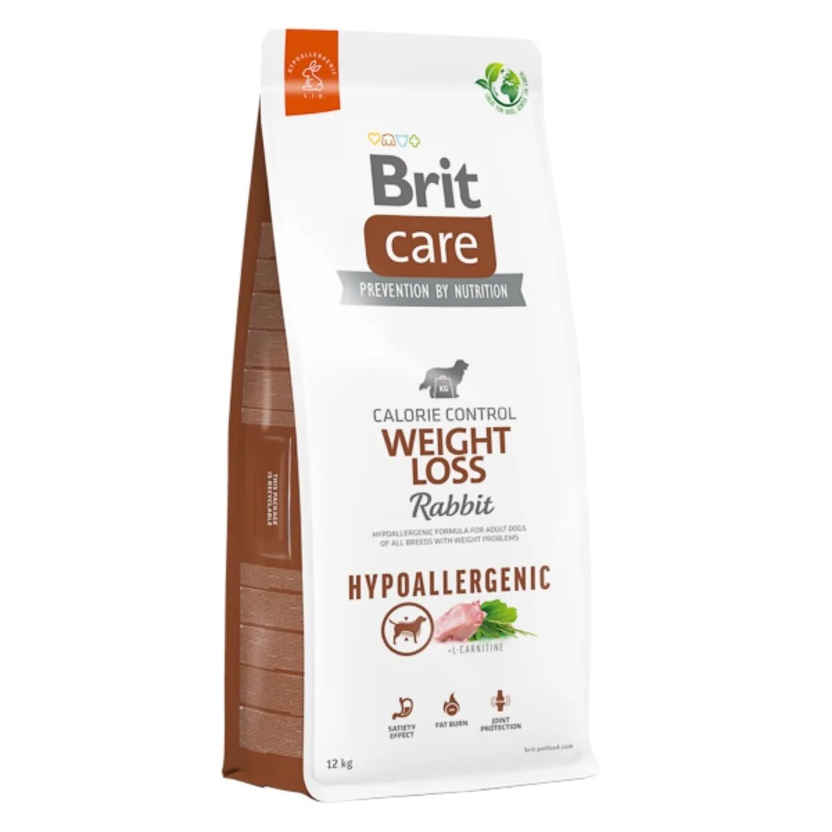 Brit Care Hypoallergenic Weight loss XS-XL Iepure hrană uscată câini sistem imunitar & alergii obezitate 12kg