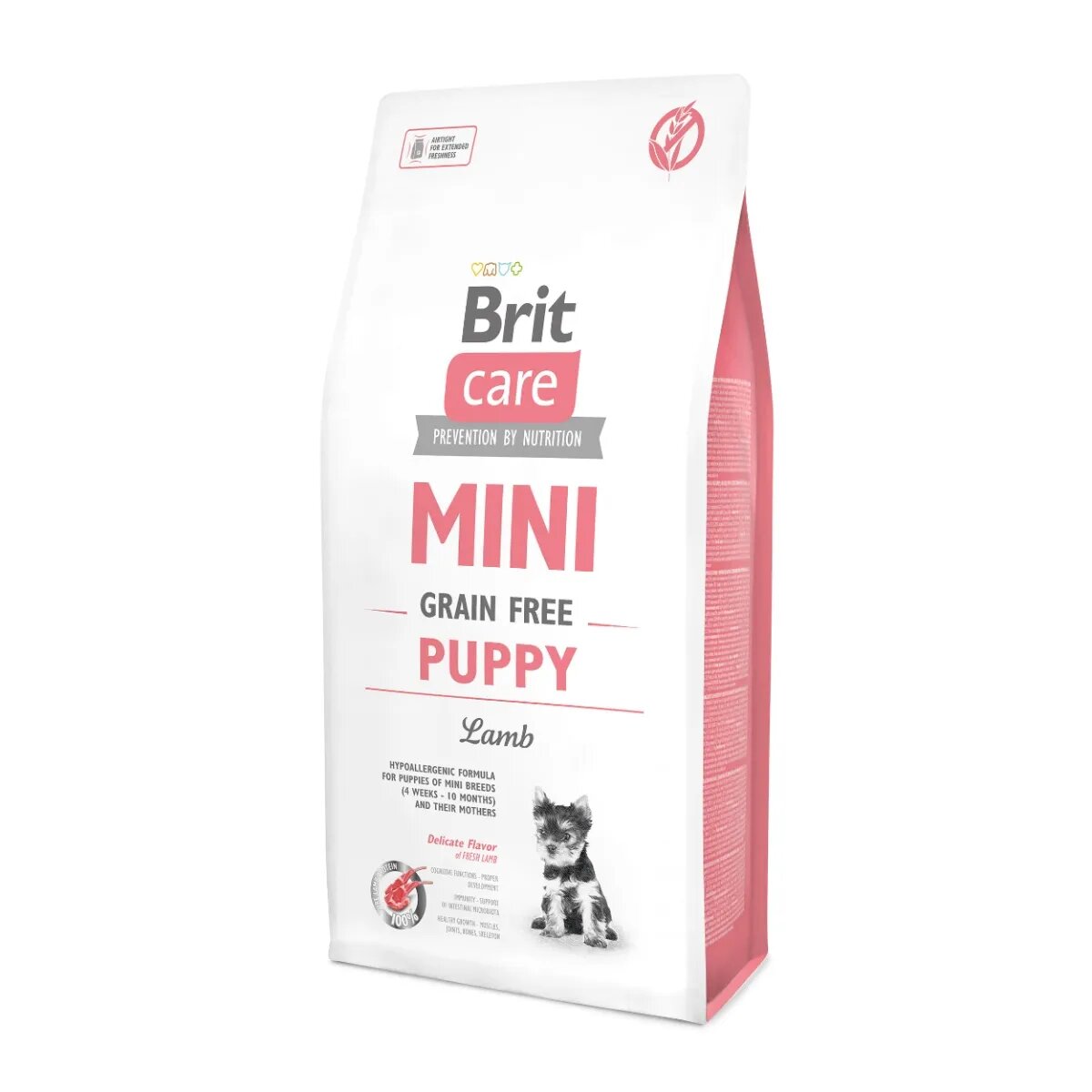 Brit Care Mini Puppy XS-S Miel hrană uscată fără cereale câini junior 7kg