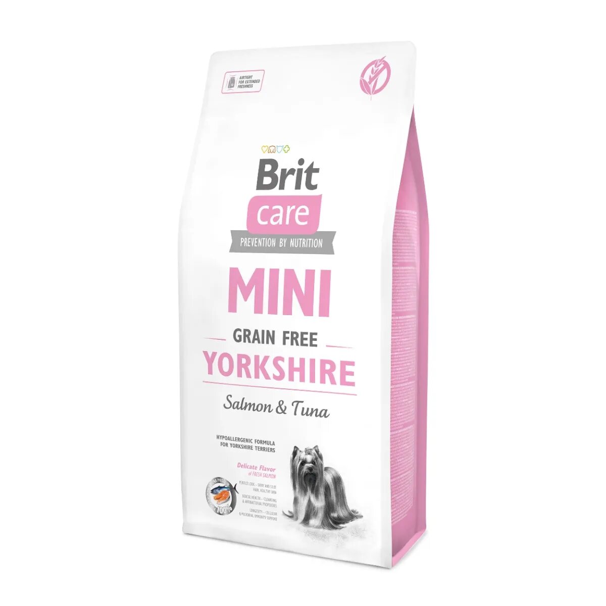 Brit Care Mini Yorkshire Somon hrană uscată fără cereale câini 7kg