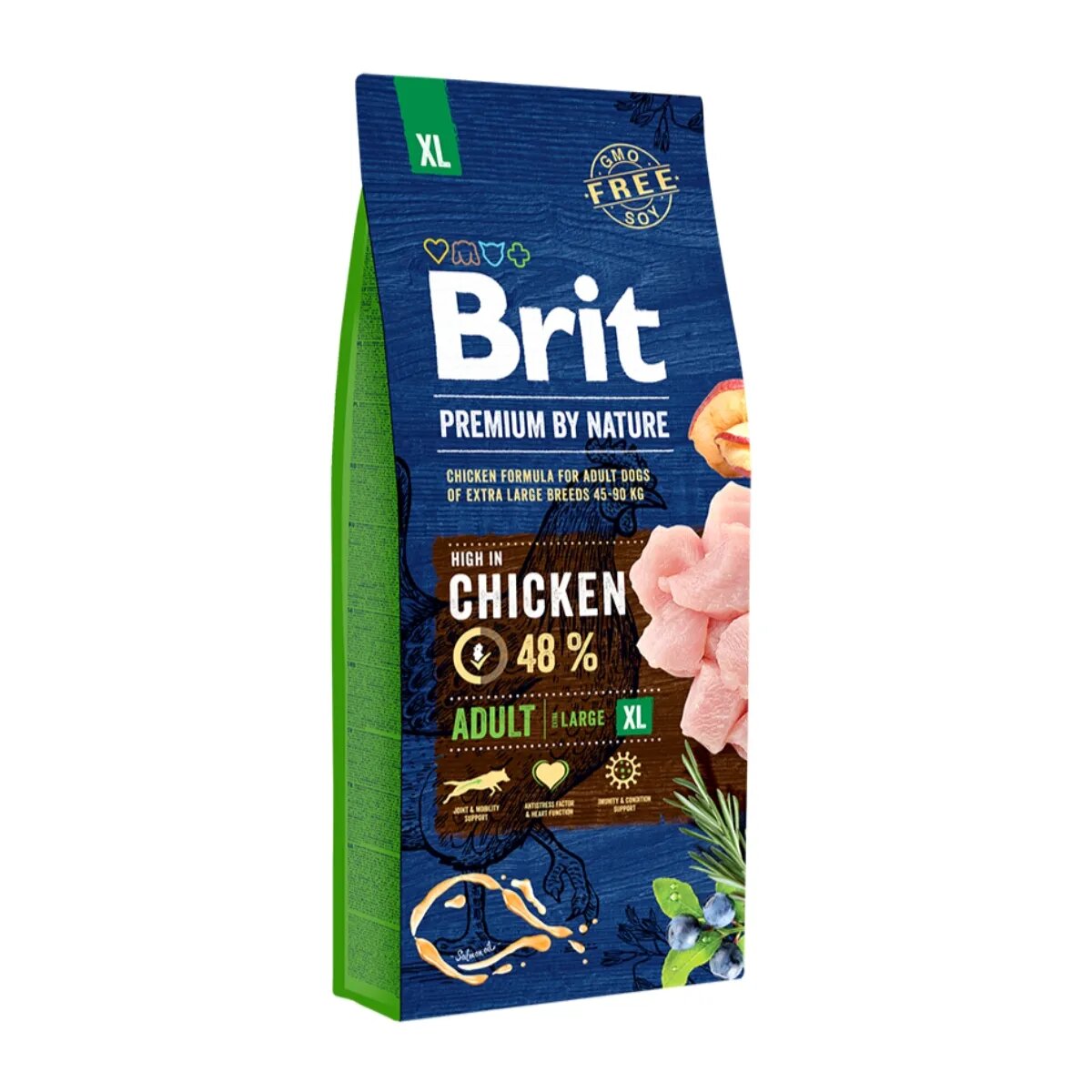 Brit Premium By Nature Adult Giant Breed XL Pui hrană uscată câini 15kg