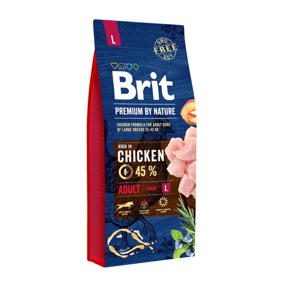 Brit Premium By Nature Adult Large Breed L Pui hrană uscată câini 15kg
