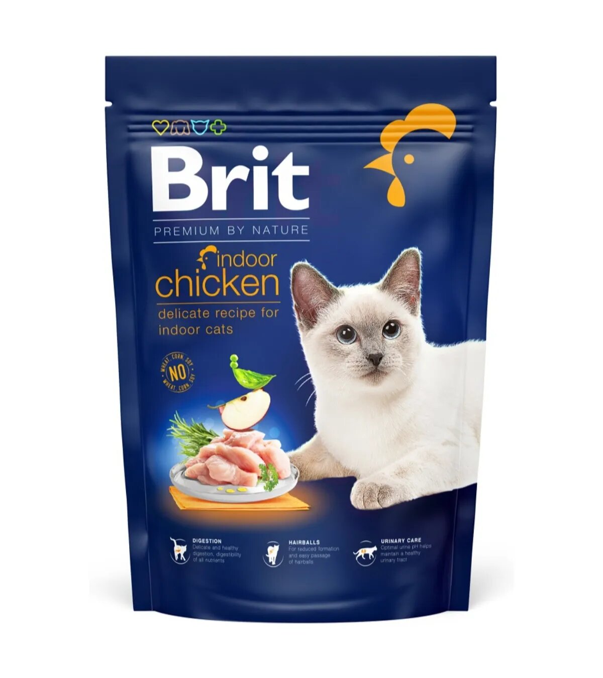 Brit Premium by Nature Indoor Pui hrană uscată pisici de interior 800g