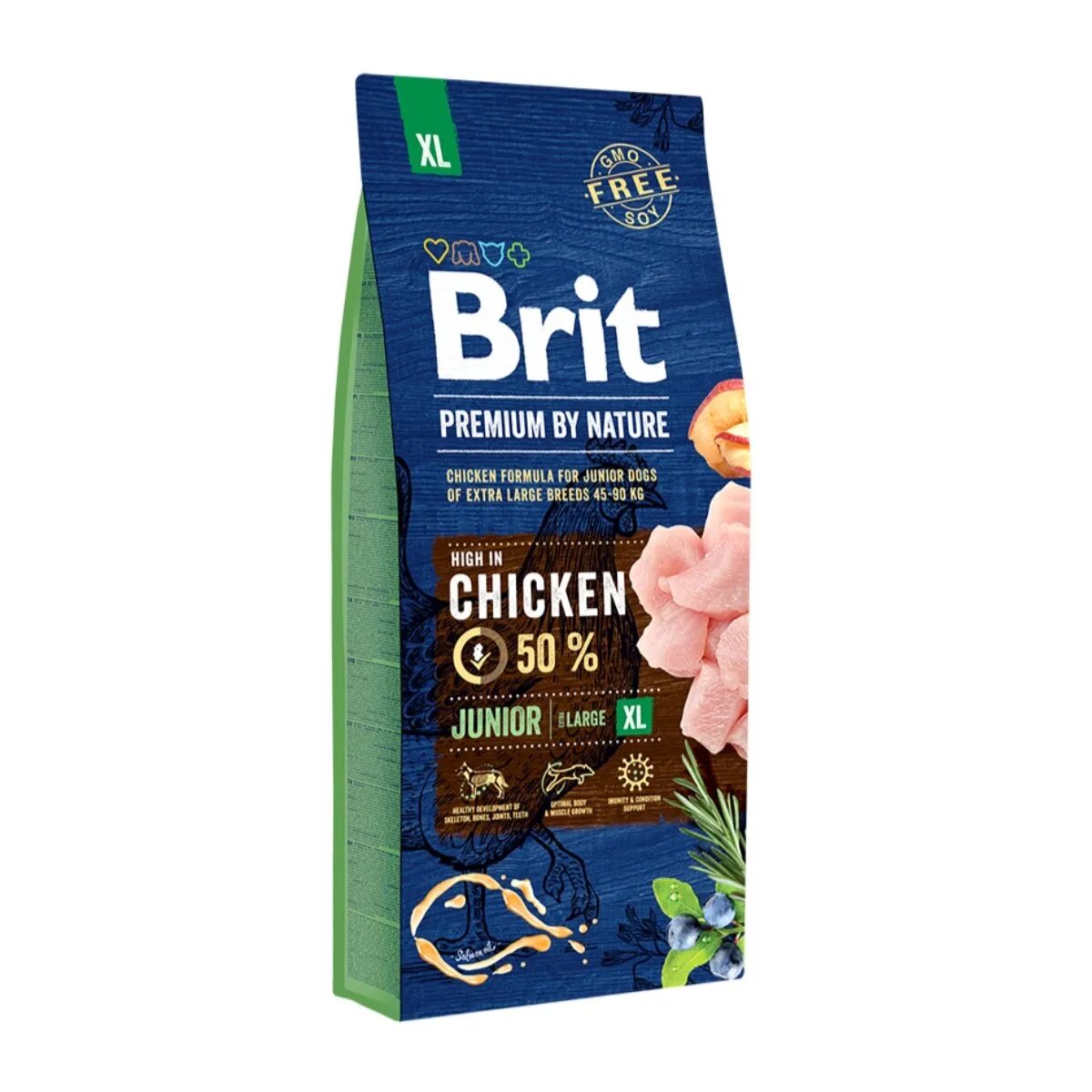 Brit Premium By Nature Junior Giant Breed XL Pui hrană uscată câini junior 15kg