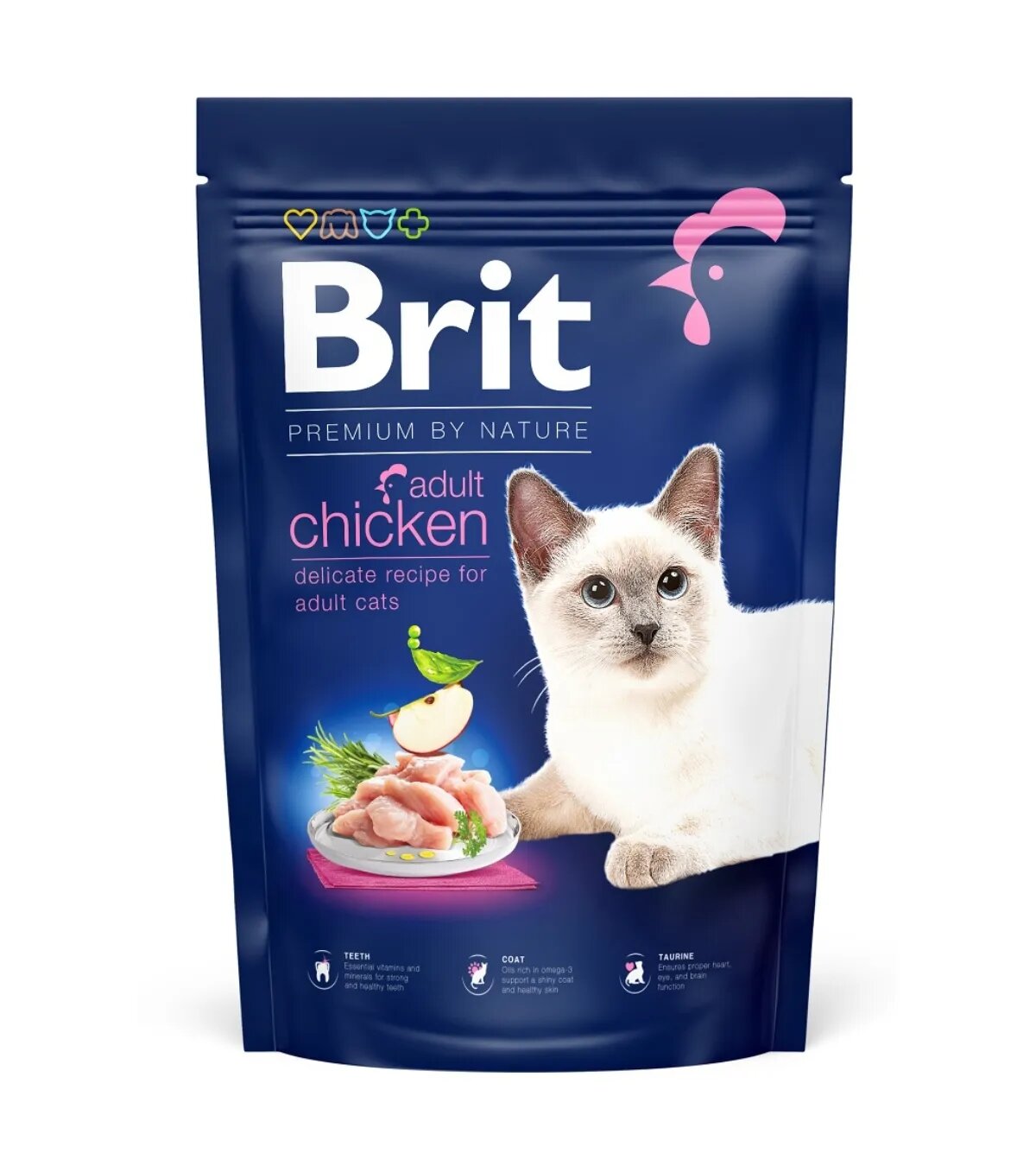 Brit Premium by Nature Pui hrană uscată pisici 1.5kg
