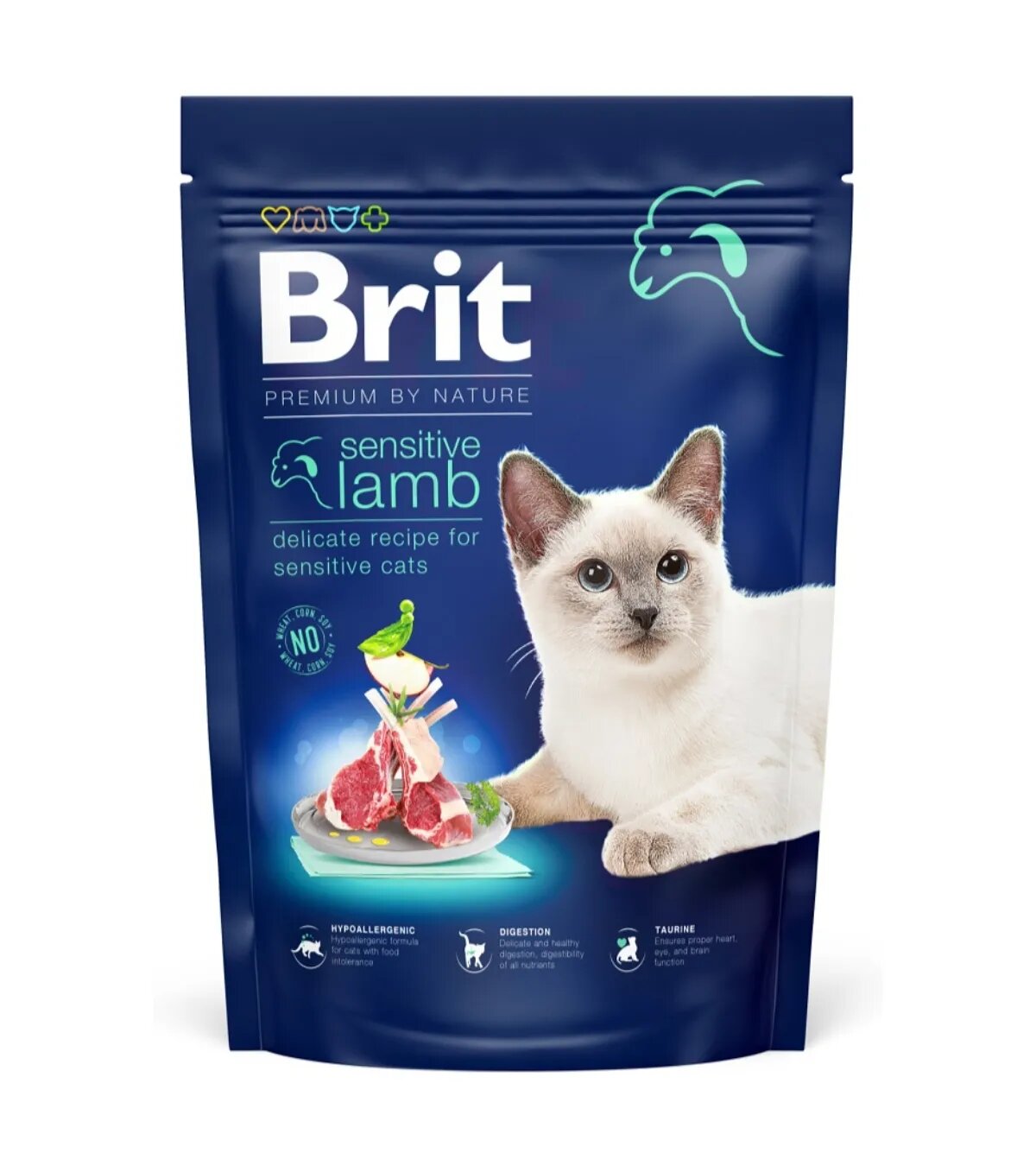 Brit Premium by Nature Sensitive Miel hrană uscată pisici sensibilități digestive 800g