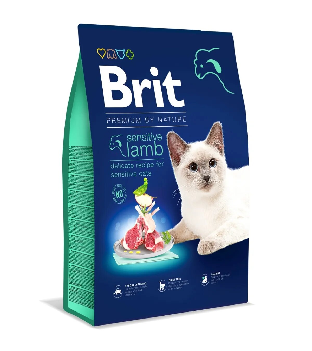 Brit Premium by Nature Sensitive Miel hrană uscată pisici sensibilități digestive 8kg