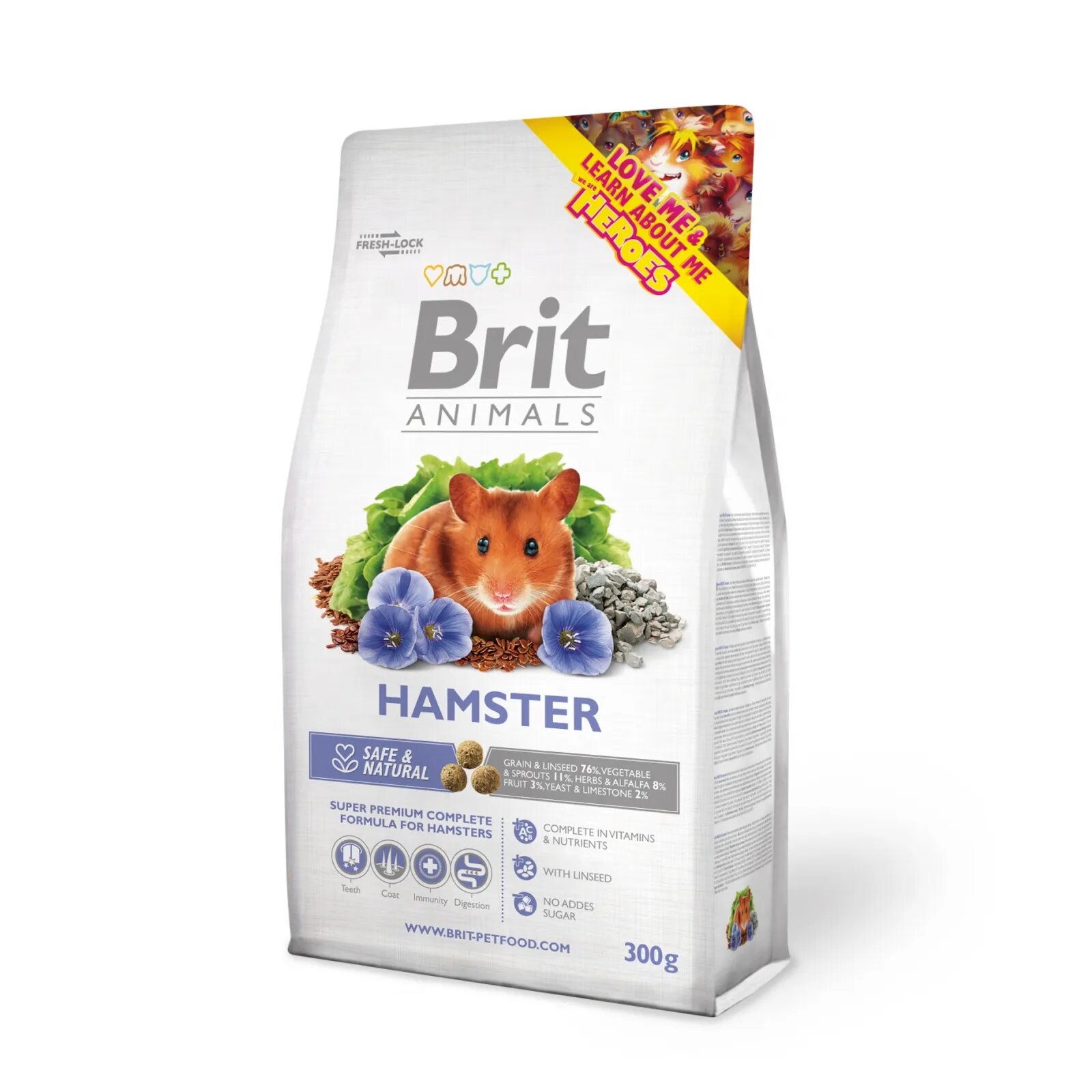 Brit Premium Grâu și Proumb hrană uscată hamsteri 300g