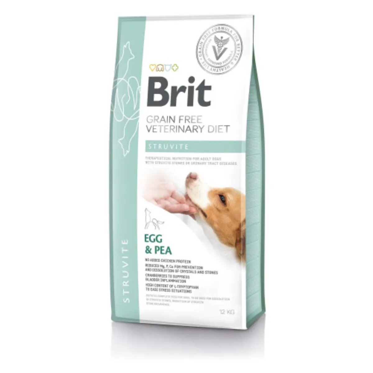 Brit Veterinary Diets BRIT VD Struvite XS-XL Ou dietă veterinară hrană uscată fără cereale câini sistem urinar 2kg