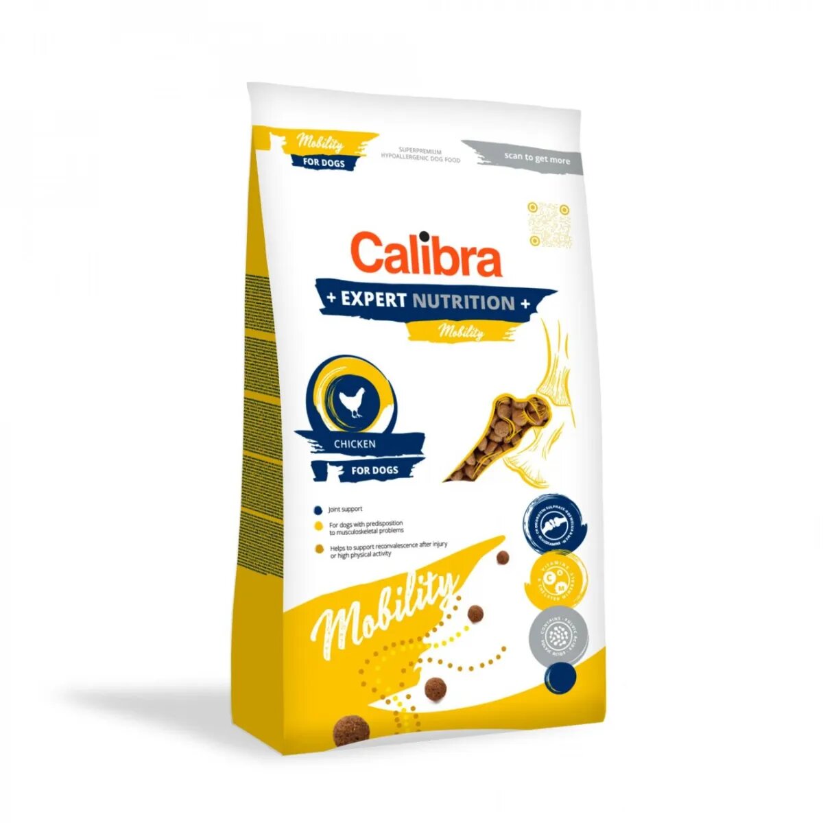 Calibra Expert Nutrition Mobility XS-XL Pui hrană uscată câini sistem articular 2kg