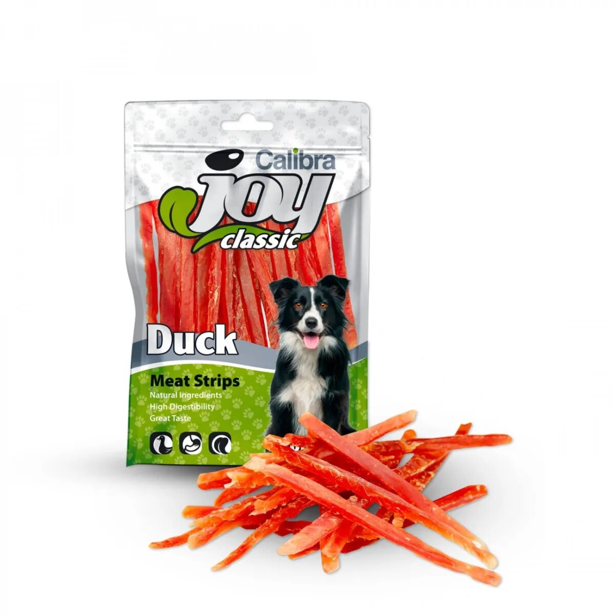 Calibra Joy Classic Strips XS-XL Rață punguță recompense câini 80g