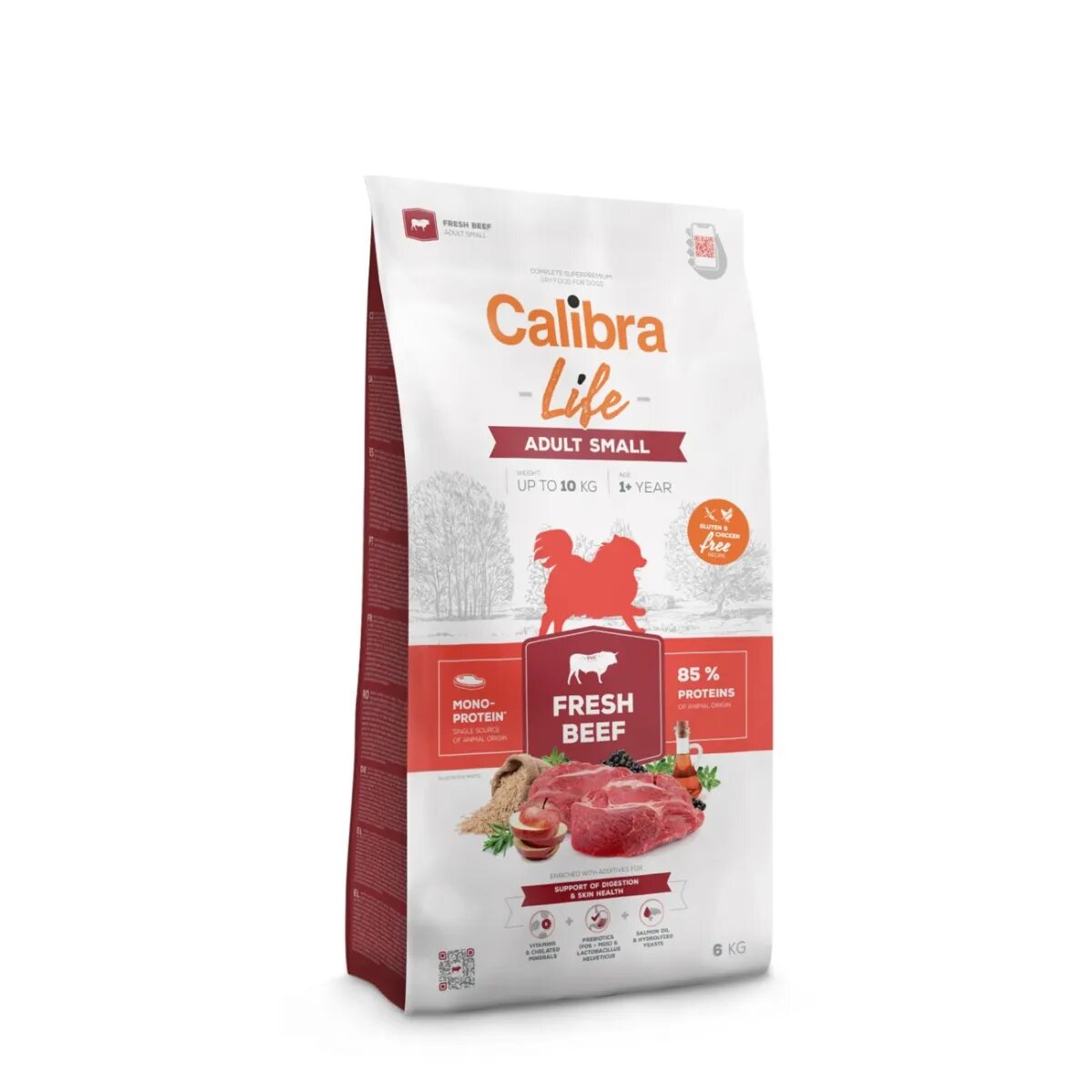 Calibra Life Adult Small Fresh Beef XS-S Vită hrană uscată monoproteică câini 6kg