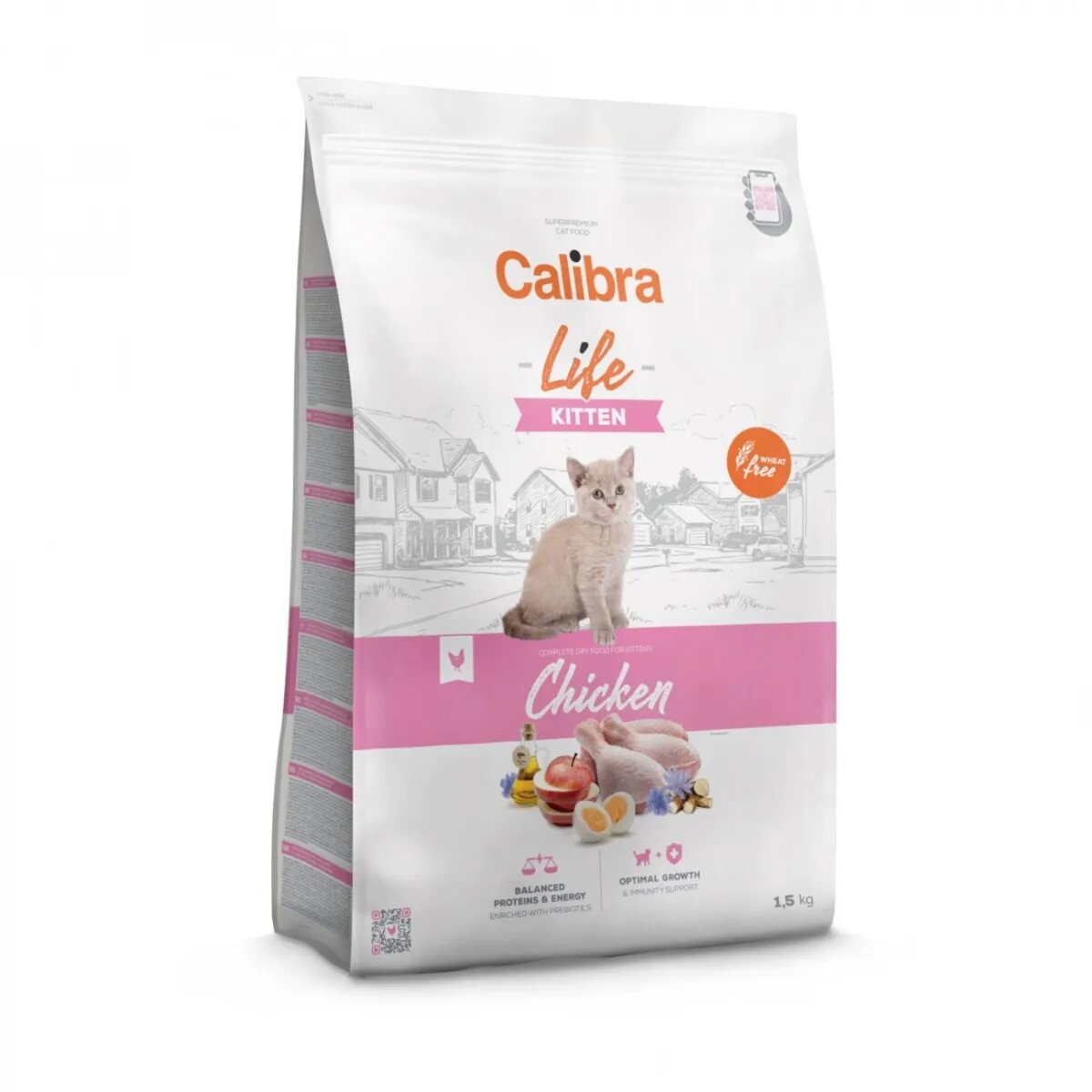 Calibra Life Kitten Pui hrană uscată pisici junior 1.5kg