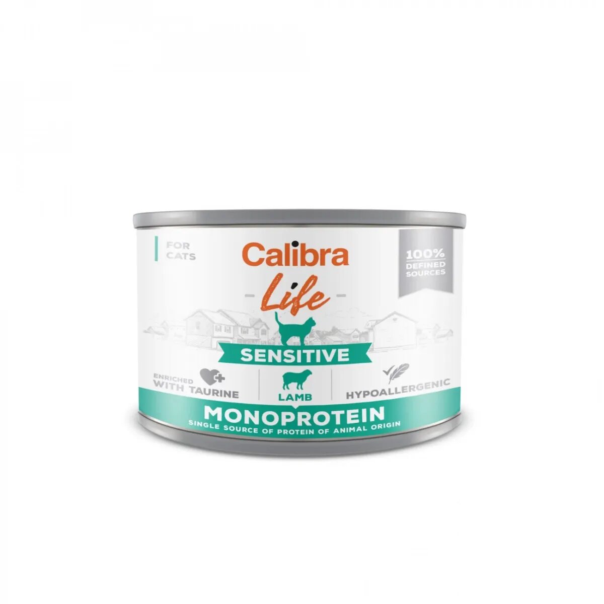 Calibra Life Sensitive Miel conservă hrană umedă monoproteică fără cereale pisici (pate) 200g