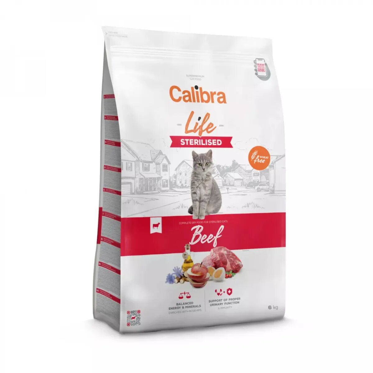 Calibra Life Sterilised Vită hrană uscată pisici sterilizate 6kg
