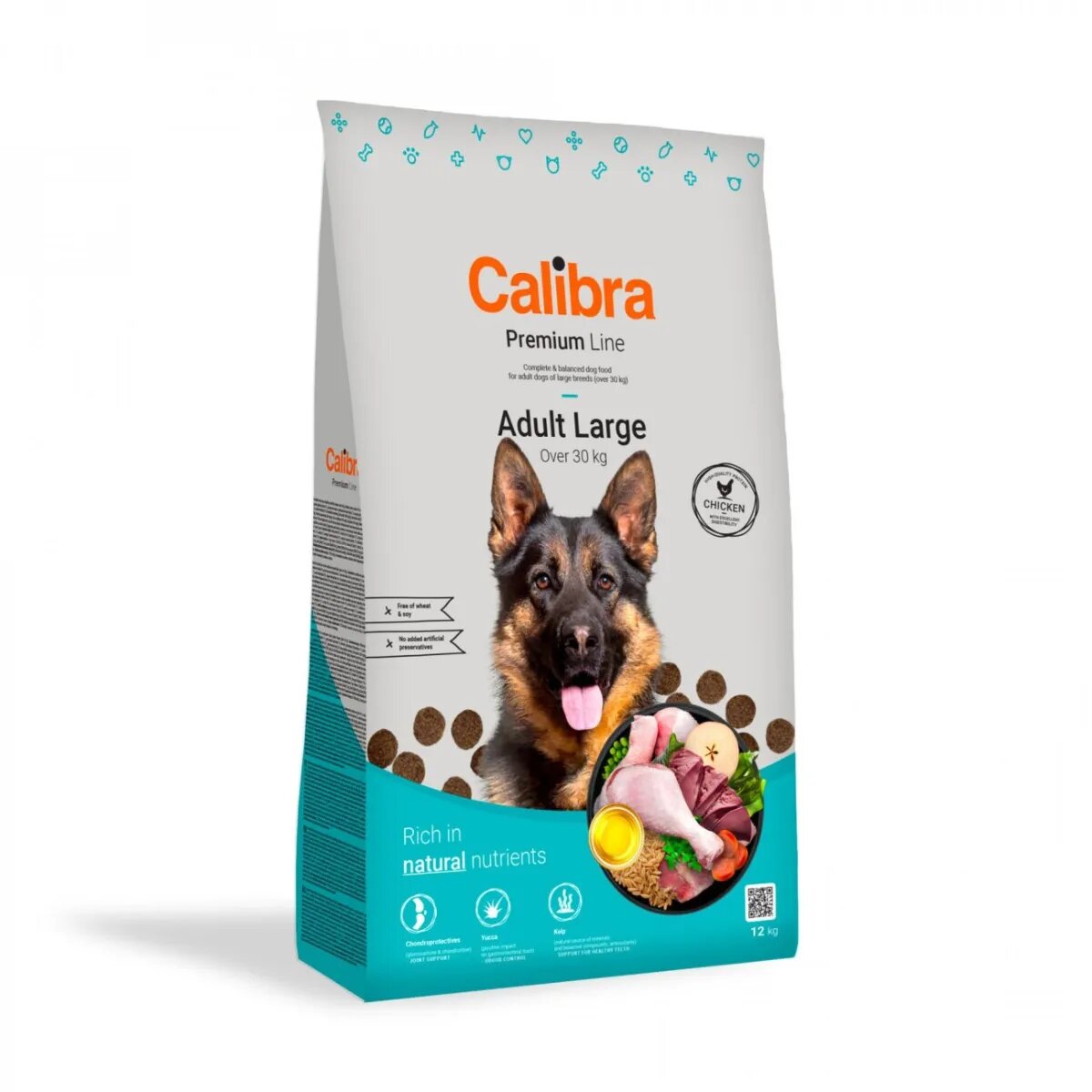 Calibra Premium Line Adult Large Breed L-XL Pui hrană uscată câini pachet economic 14kg