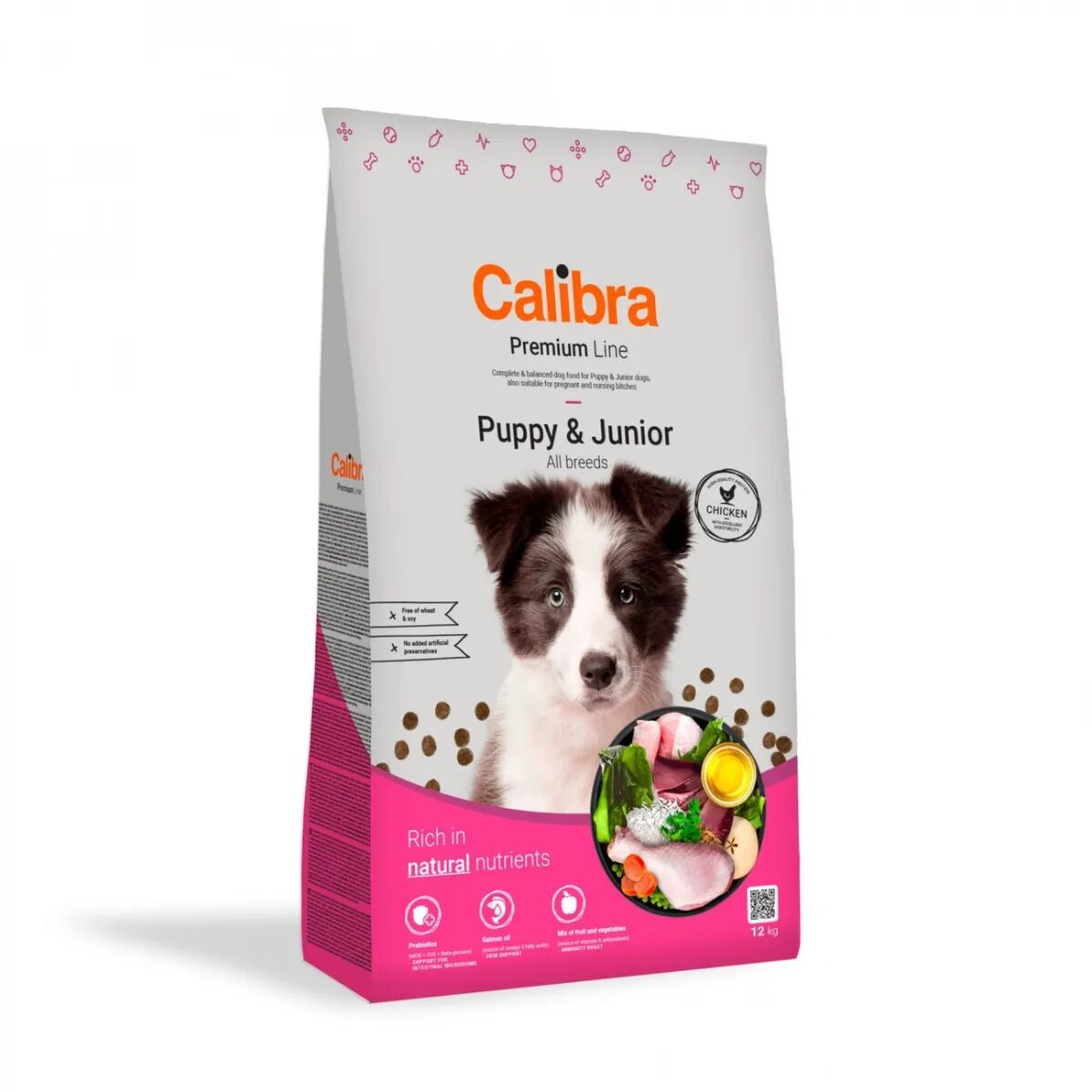 Calibra Premium Line Puppy&Junior XS-XL Pui hrană uscată câini junior 12kg
