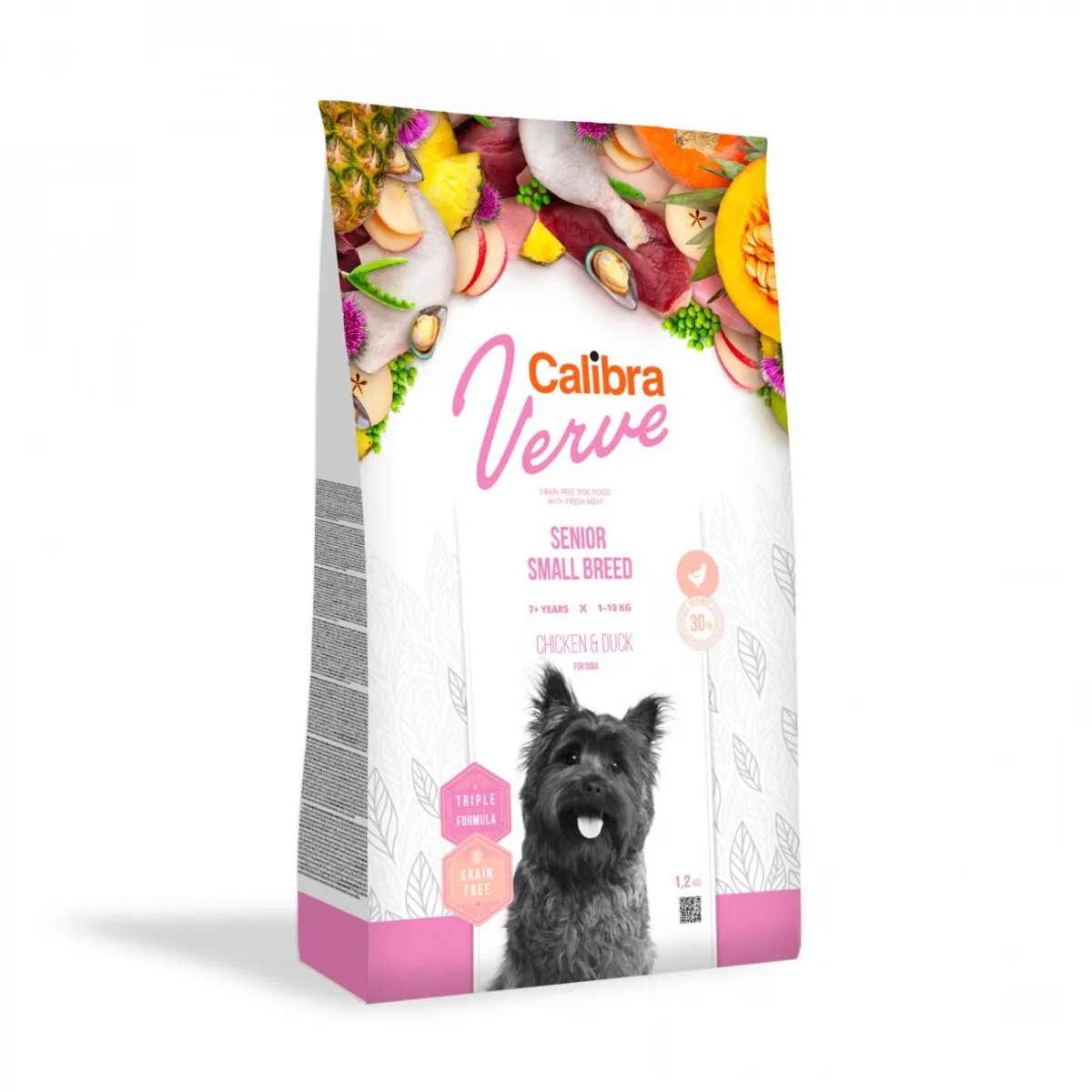 Calibra Verve GF Senior Small XS-S Pui și Rață hrană uscată fără cereale câini senior 12kg
