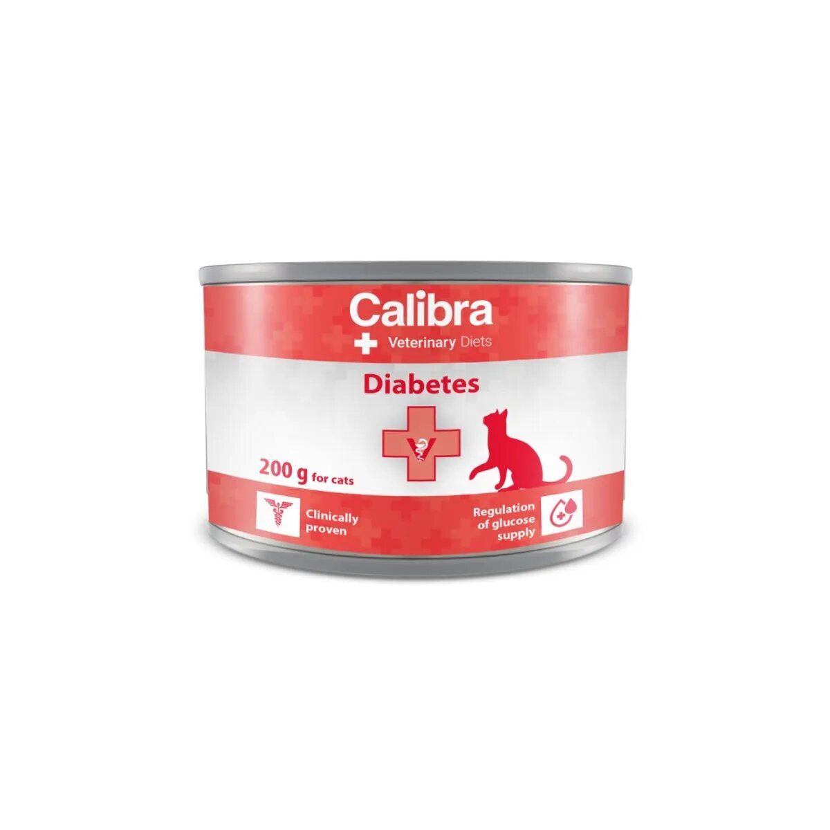 Calibra Veterinary Diets Diabetes Curcan dietă veterinară conservă hrană umedă monoproteică pisici diabet (pate) 200g