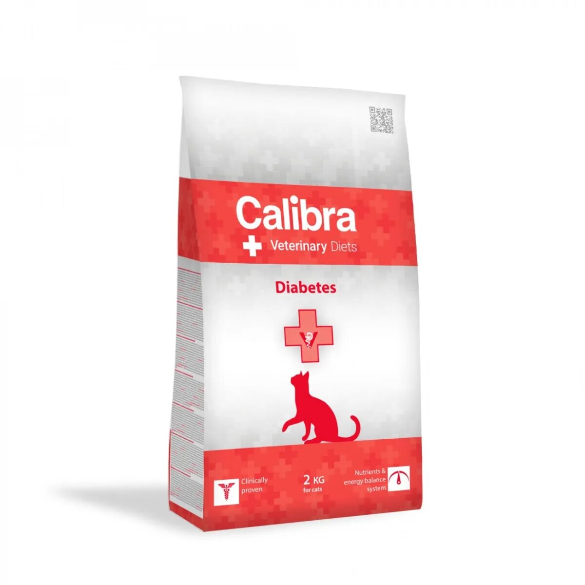 Calibra Veterinary Diets Diabetes Pui și Ou dietă veterinară hrană uscată pisici diabet 2kg