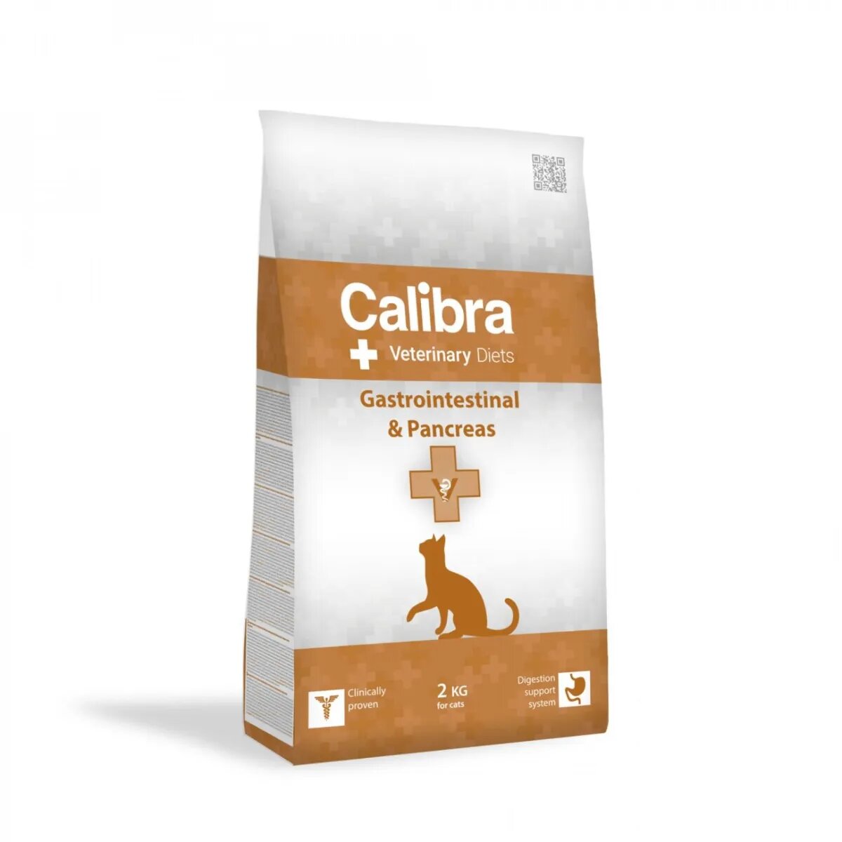 Calibra Veterinary Diets Gastrointestinal & Pancreas Somon și Ou dietă veterinară hrană uscată pisici sistem digestiv 2kg