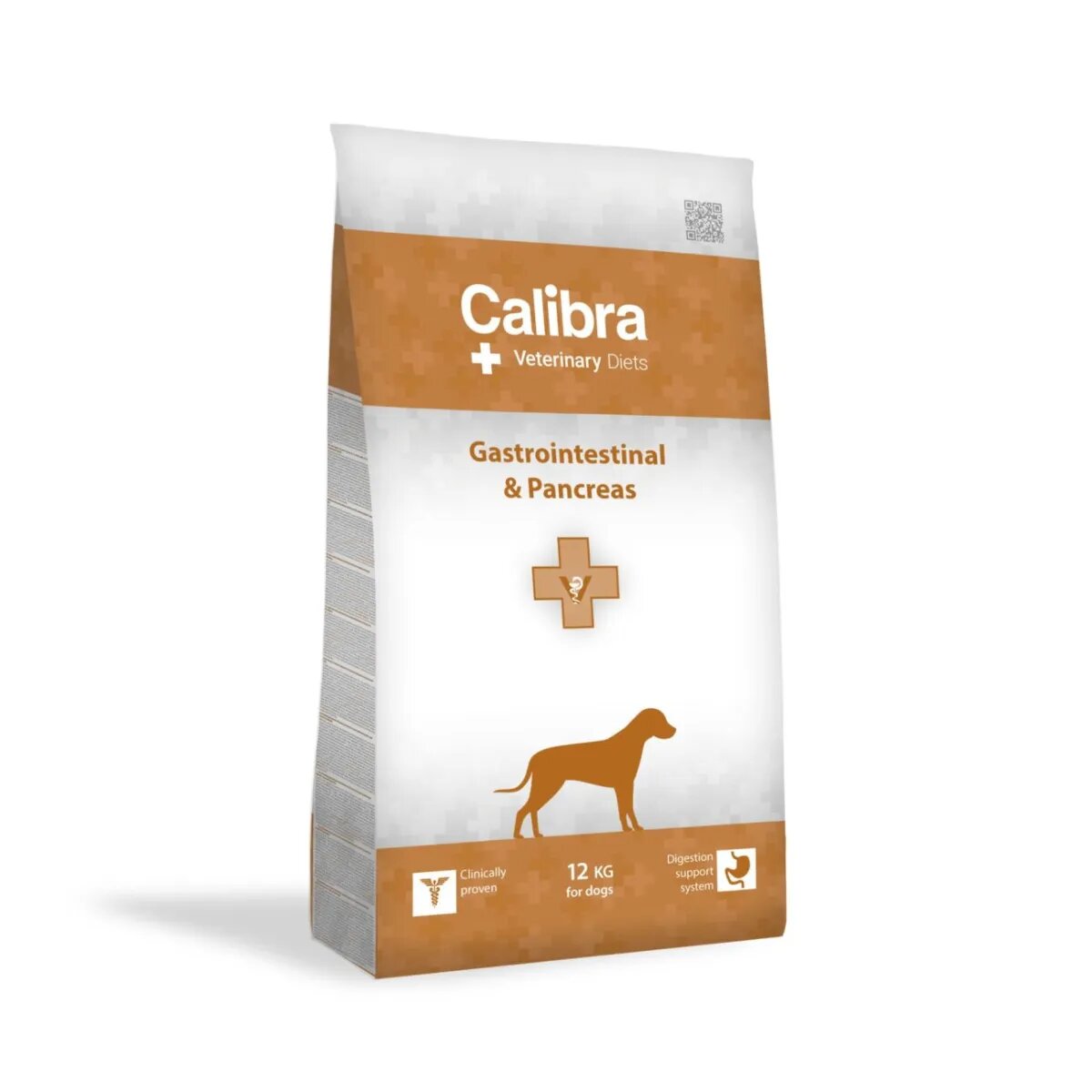 Calibra Veterinary Diets Gastrointestinal & Pancreas XS-XL Somon dietă veterinară hrană uscată câini sistem digestiv 12kg