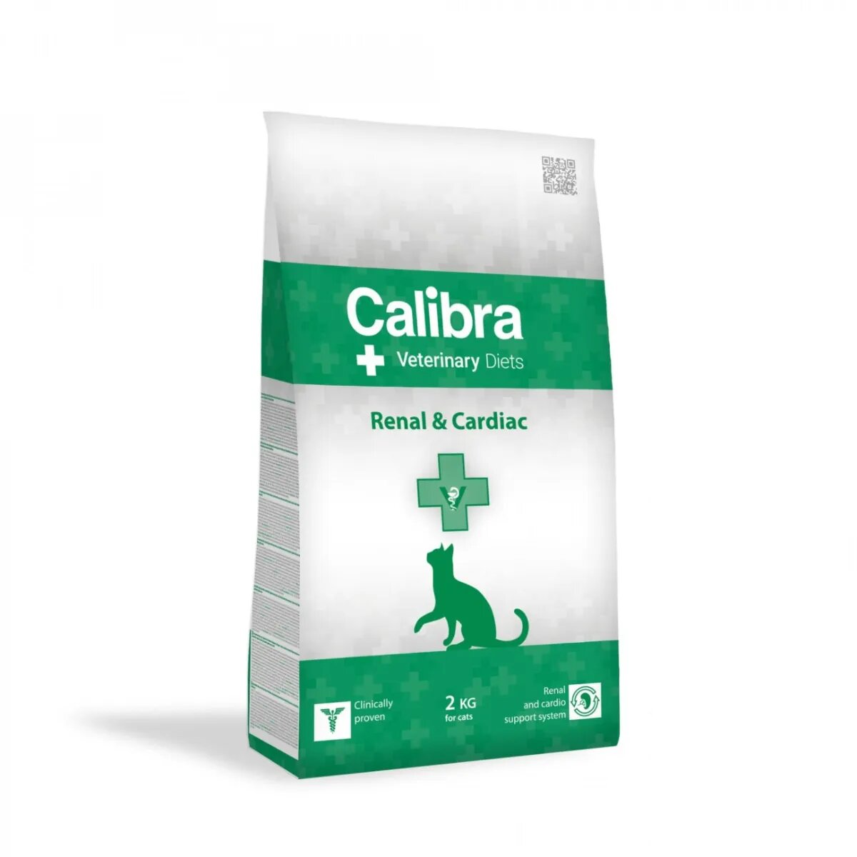 Calibra Veterinary Diets Renal & Cardiac Orez și Ou dietă veterinară hrană uscată pisici sistem renal sistem cardio-vascular 2kg