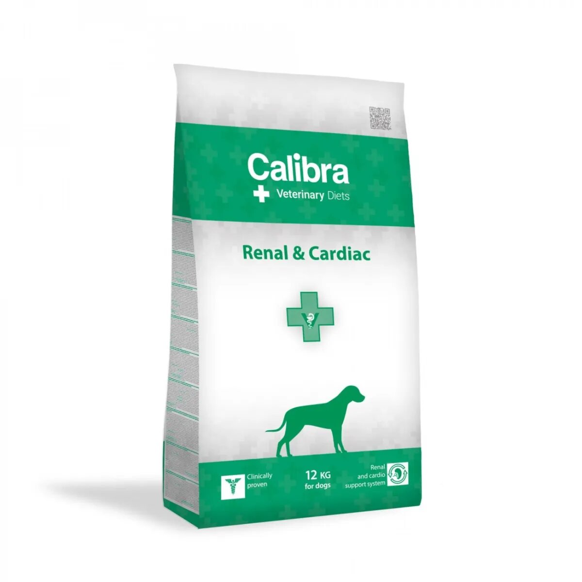 Calibra Veterinary Diets Renal&Cardiac XS-XL Ou și Pui dietă veterinară hrană uscată câini sistem renal sistem cardio-vascular 12kg