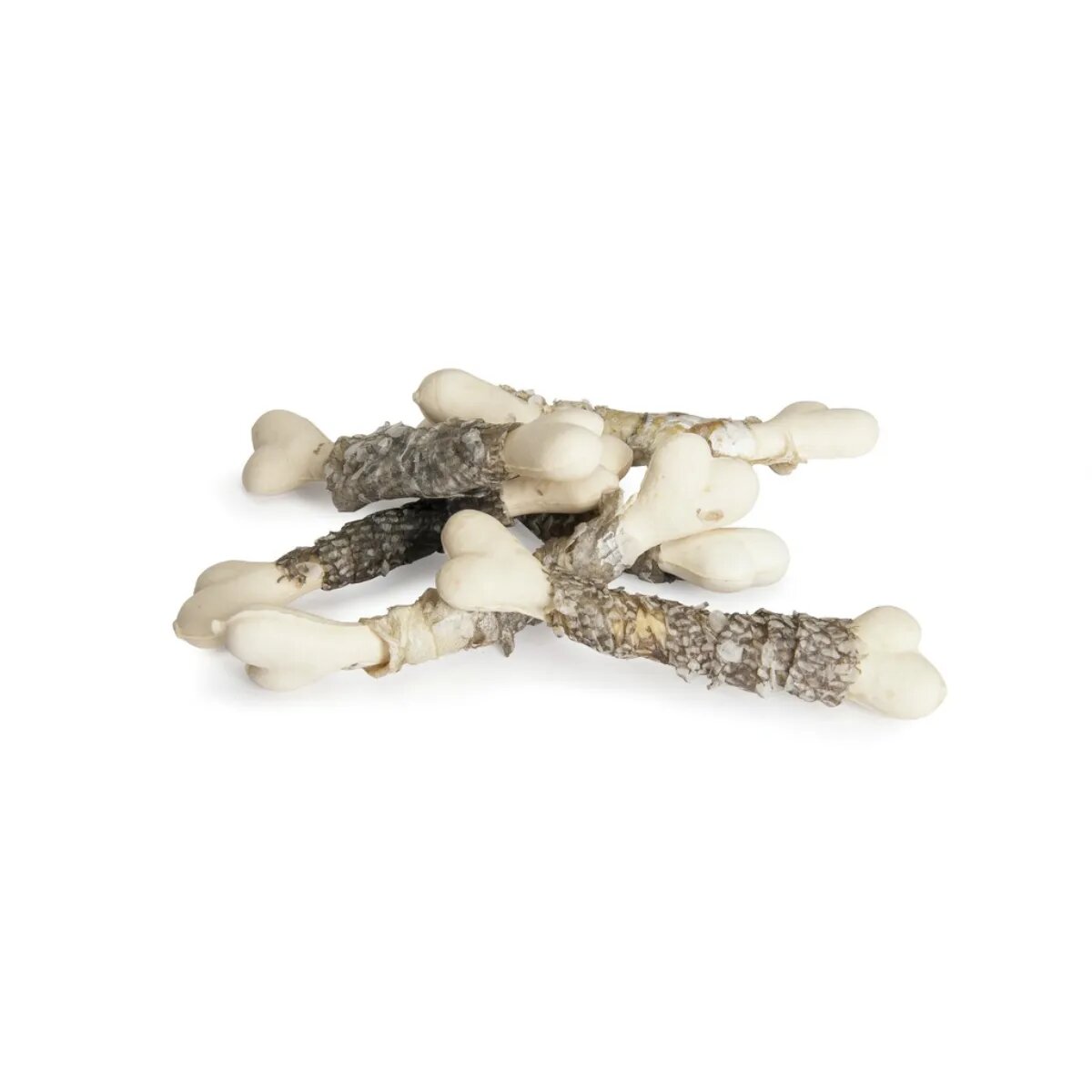 Camon Codfish Skin & Cornstarch Bones XS-XL Cod punguță recompense câini 80g