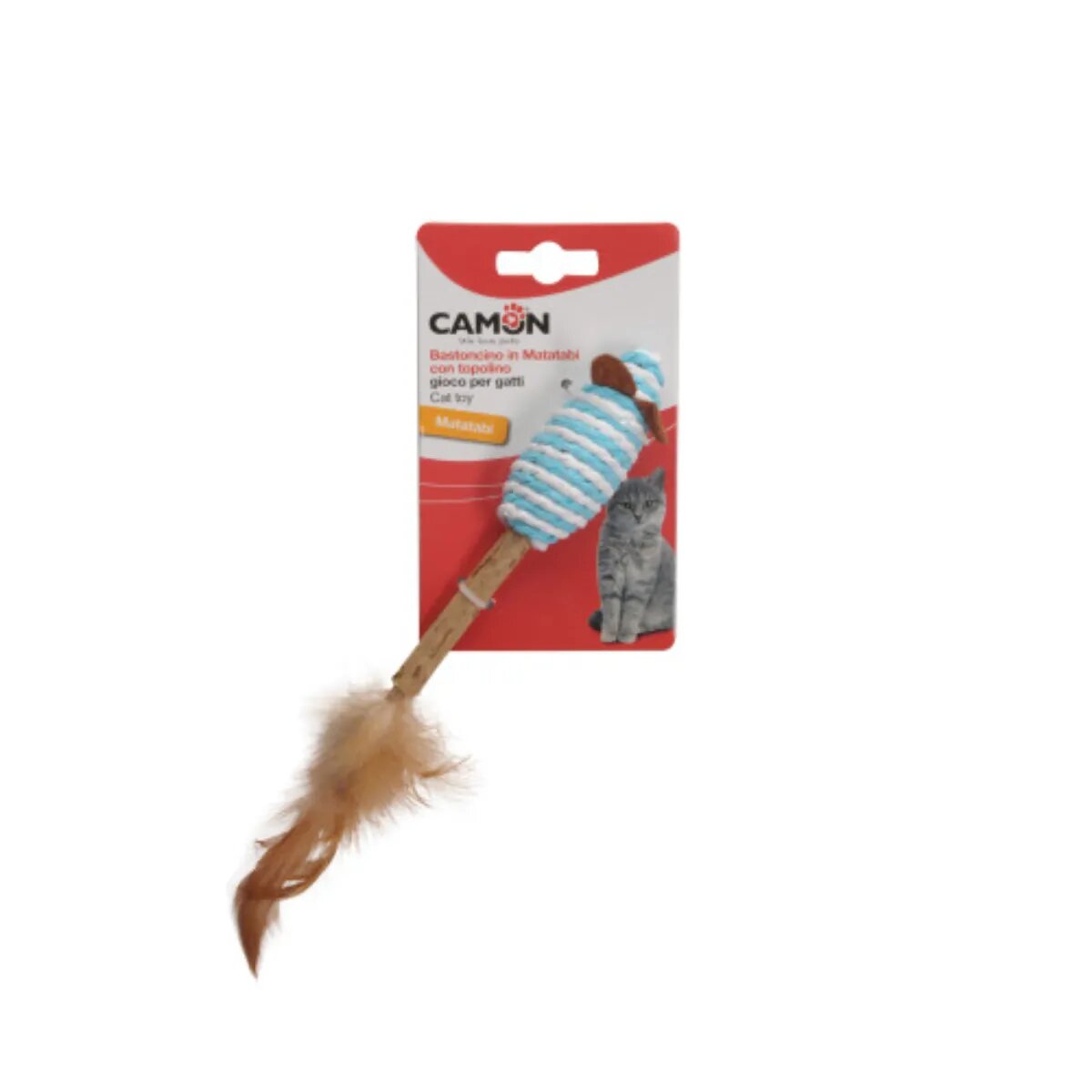 Camon Matabi Soricei jucărie stimulare pândă pisici activități fizice textil multicolor 14cm 1buc