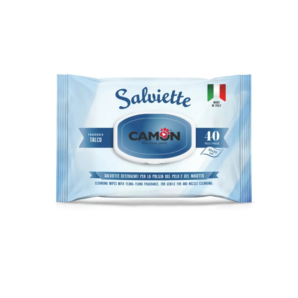 Camon șervețele umede câini Talc șervețele umede câini și pisici Talc 40buc