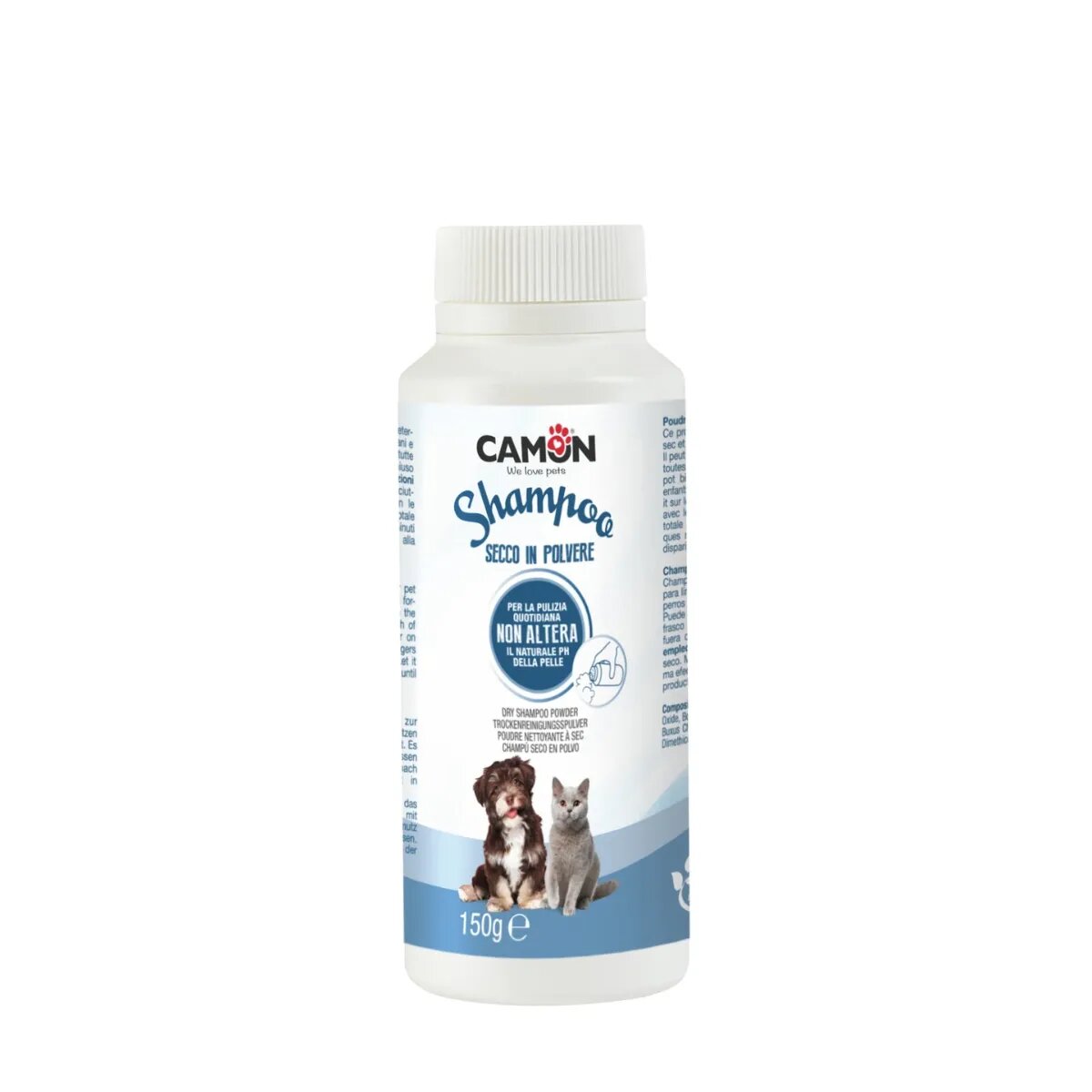 Camon Spray Dry Shampoo șampon pudră câini și pisici fără clătire Fresh 150g