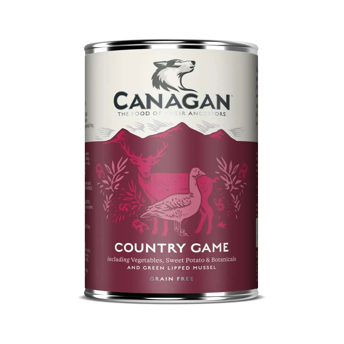Canagan Country Game XS-XL Vânat conservă hrană umedă fără cereale câini junior & adult (în supă) 400g