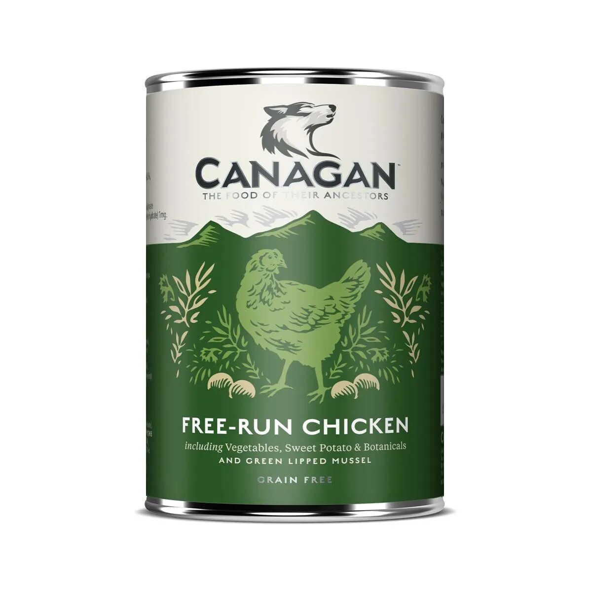 Canagan Free-Run Chicken XS-XL Pui conservă hrană umedă fără cereale câini junior & adult (în supă) 400g