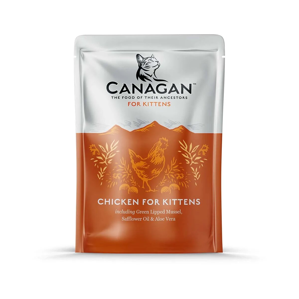 Canagan Kitten Pui plic hrană umedă fără cereale pisici junior (în supă) 85g