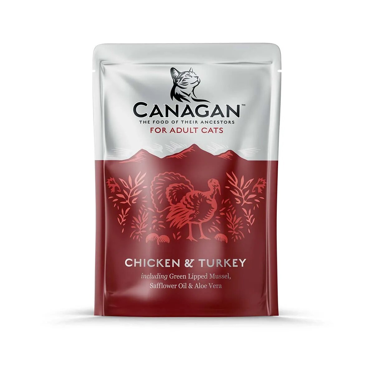Canagan Pui și Curcan plic hrană umedă fără cereale pisici (în supă) 85g