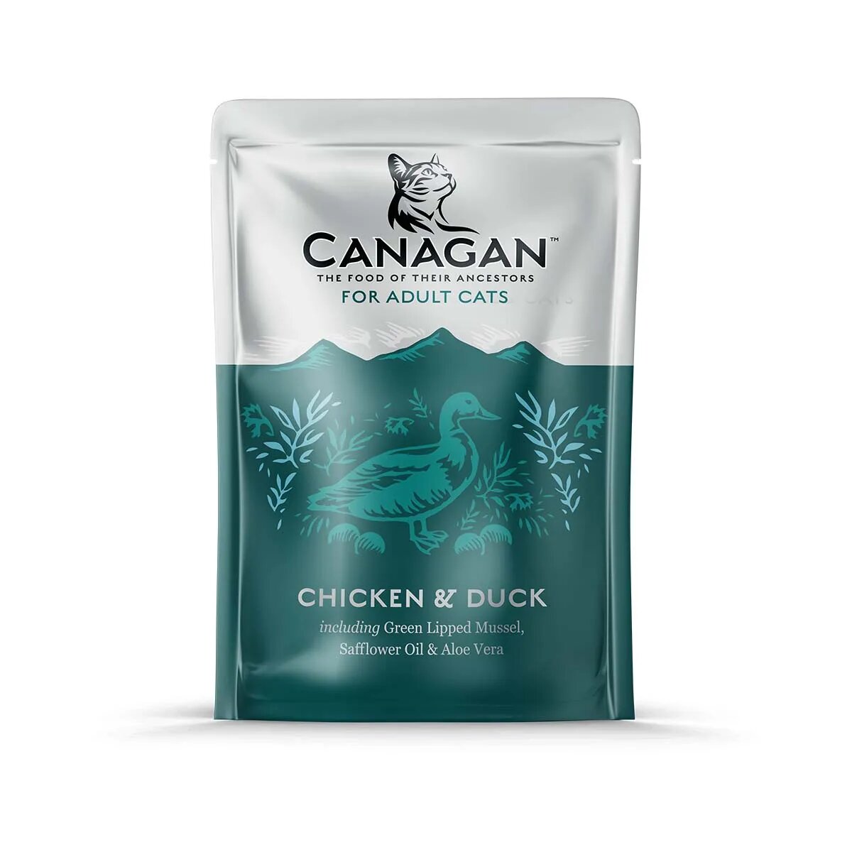 Canagan Pui și Rață plic hrană umedă fără cereale pisici (în supă) 85g