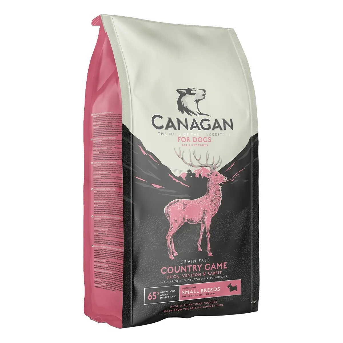 Canagan Small Breed Country Game XS-S Vânat hrană uscată fără cereale câini junior & adult 2kg