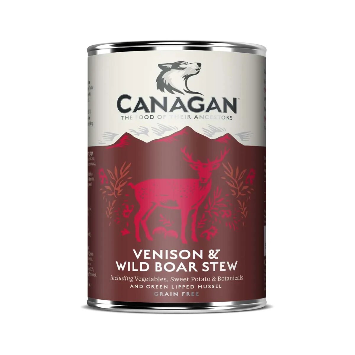 Canagan Venison&Wild Boar Stew XS-XL Vânat și Mistreț conservă hrană umedă fără cereale câini junior & adult (în supă) 400g