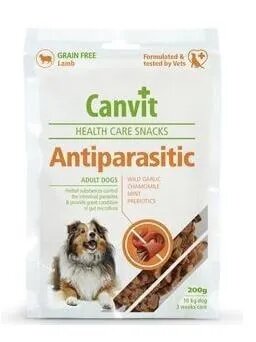 Canvit Antiparasitic XS-XL Miel punguță recompense funcționale câini 200g