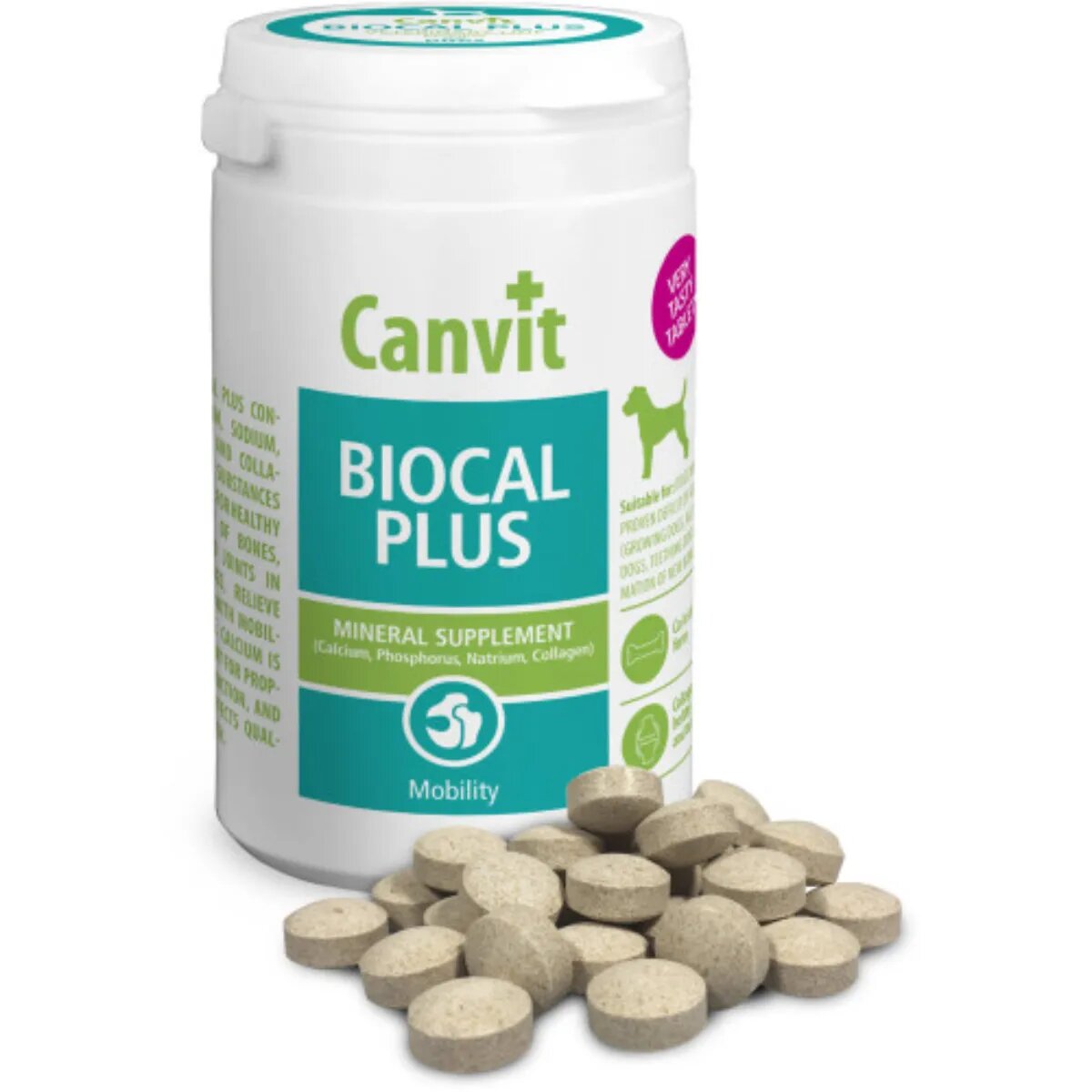 Canvit Biocal Plus supliment sistem articular sistem osos câini Biocal Plus XS-S supliment sistem articular sistem osos câini flacon 230g