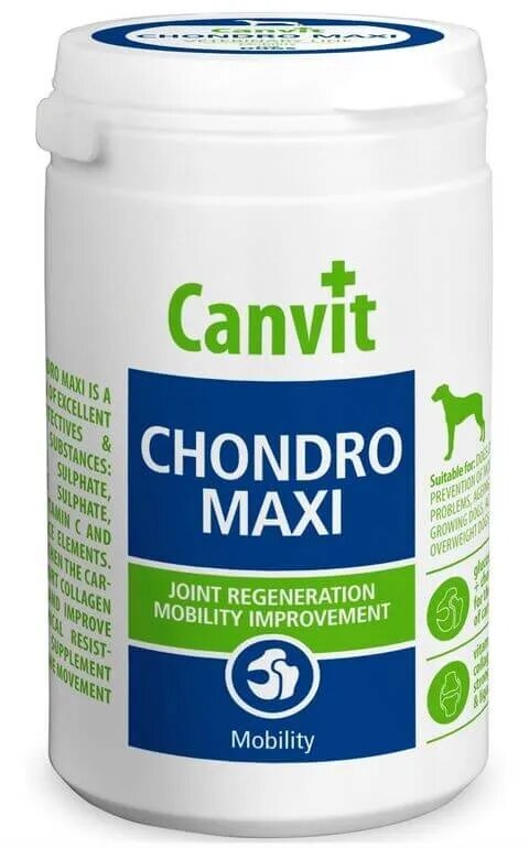 Canvit Chondro Maxi supliment sistem articular câini Chondro Maxi M-XL supliment sistem articular câini flacon 1000g