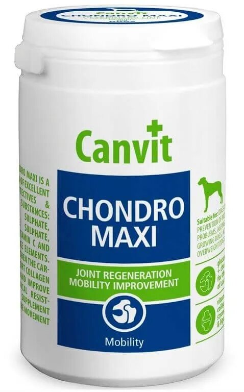 Canvit Chondro Maxi supliment sistem articular câini Chondro Maxi M-XL supliment sistem articular câini flacon 500g