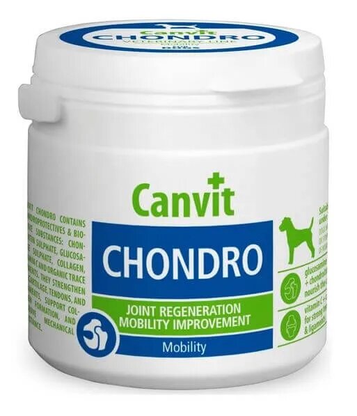 Canvit Chondro supliment sistem articular câini Chondro XS-S supliment sistem articular câini flacon 230g