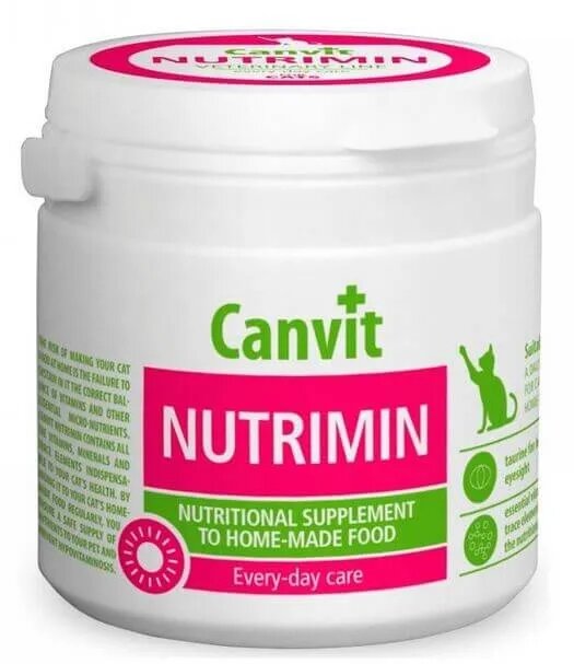 Canvit Nutrimin supliment sistem digestiv pisici flacon 150g