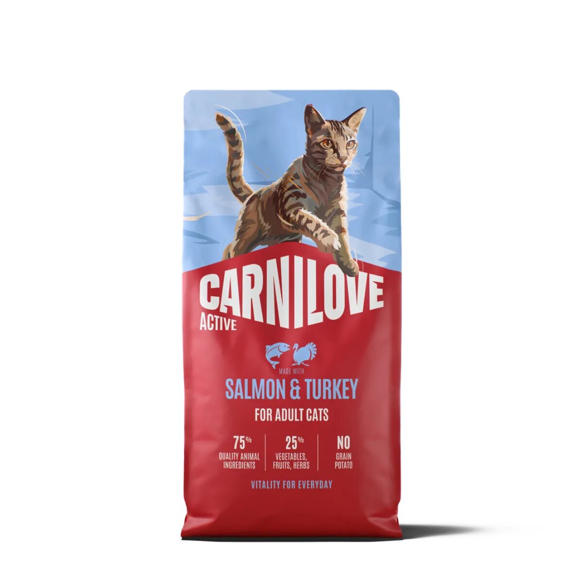 Carnilove Active Active Somon și Curcan hrană uscată fără cereale pisici 6kg