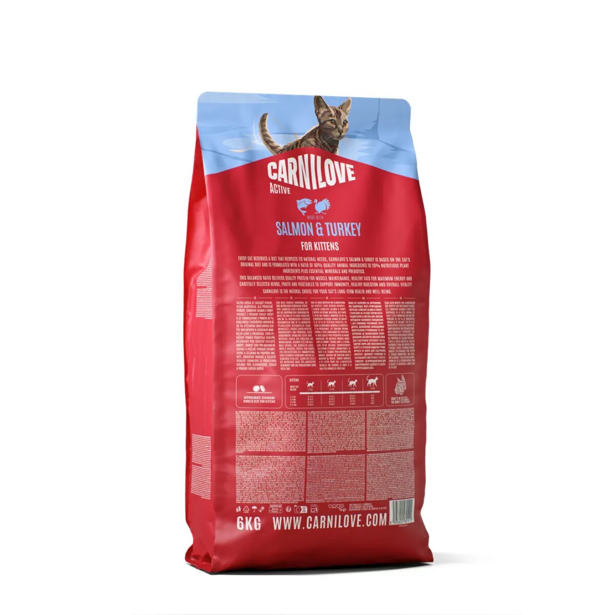 Carnilove Active Kittens Somon și Curcan hrană uscată fără cereale pisici junior 400g