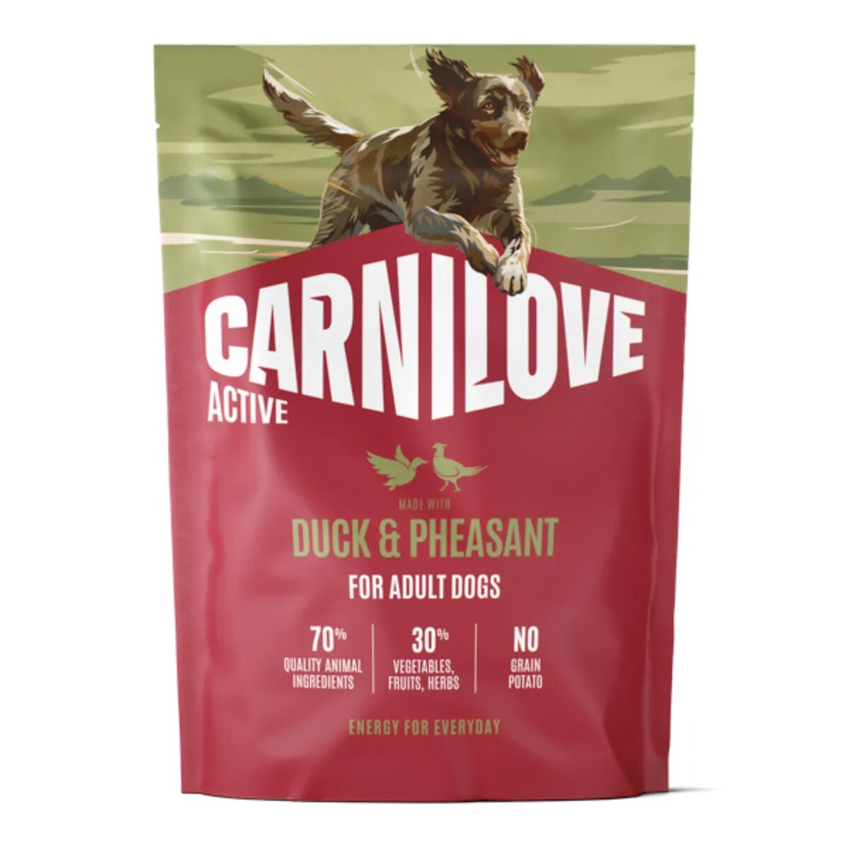 Carnilove Active XS-XL Rață și Fazan hrană uscată fără cereale câini 4kg