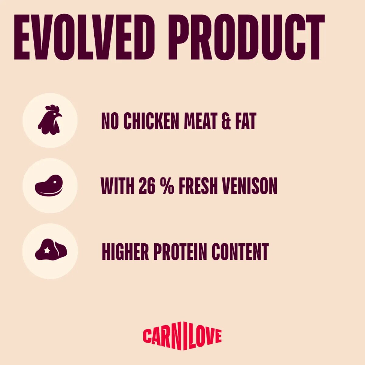 Carnilove Active XS-XL Vânat și Ren hrană uscată fără cereale câini 1.5kg