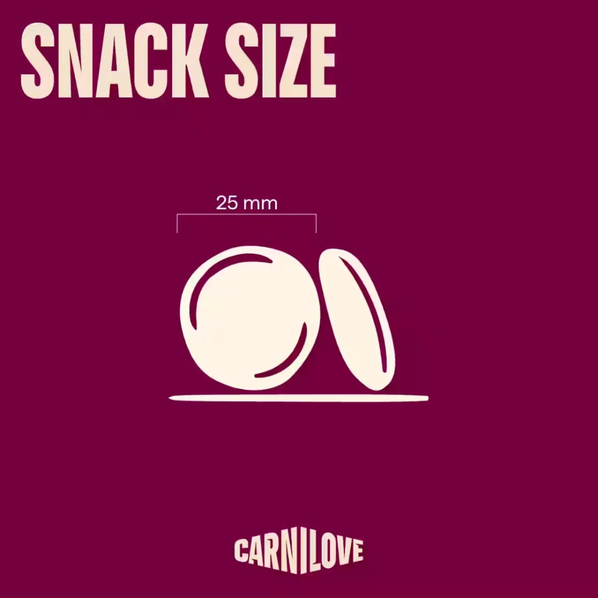 Carnilove Freeze Dried XS-XL Curcan punguță recompense fără cereale câini 60g