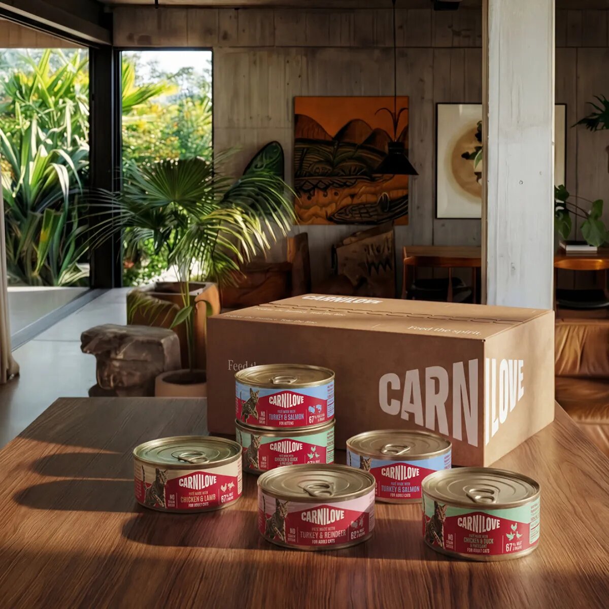 Carnilove Kittens Curcan și Somon conservă hrană umedă fără cereale pisici junior (pate) bax 100g x 12buc
